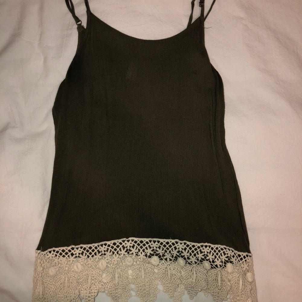 Tank Top w/ Lace Bottom